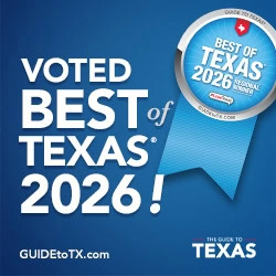 Brown Box Movers voted Best of Texas 2026 badge