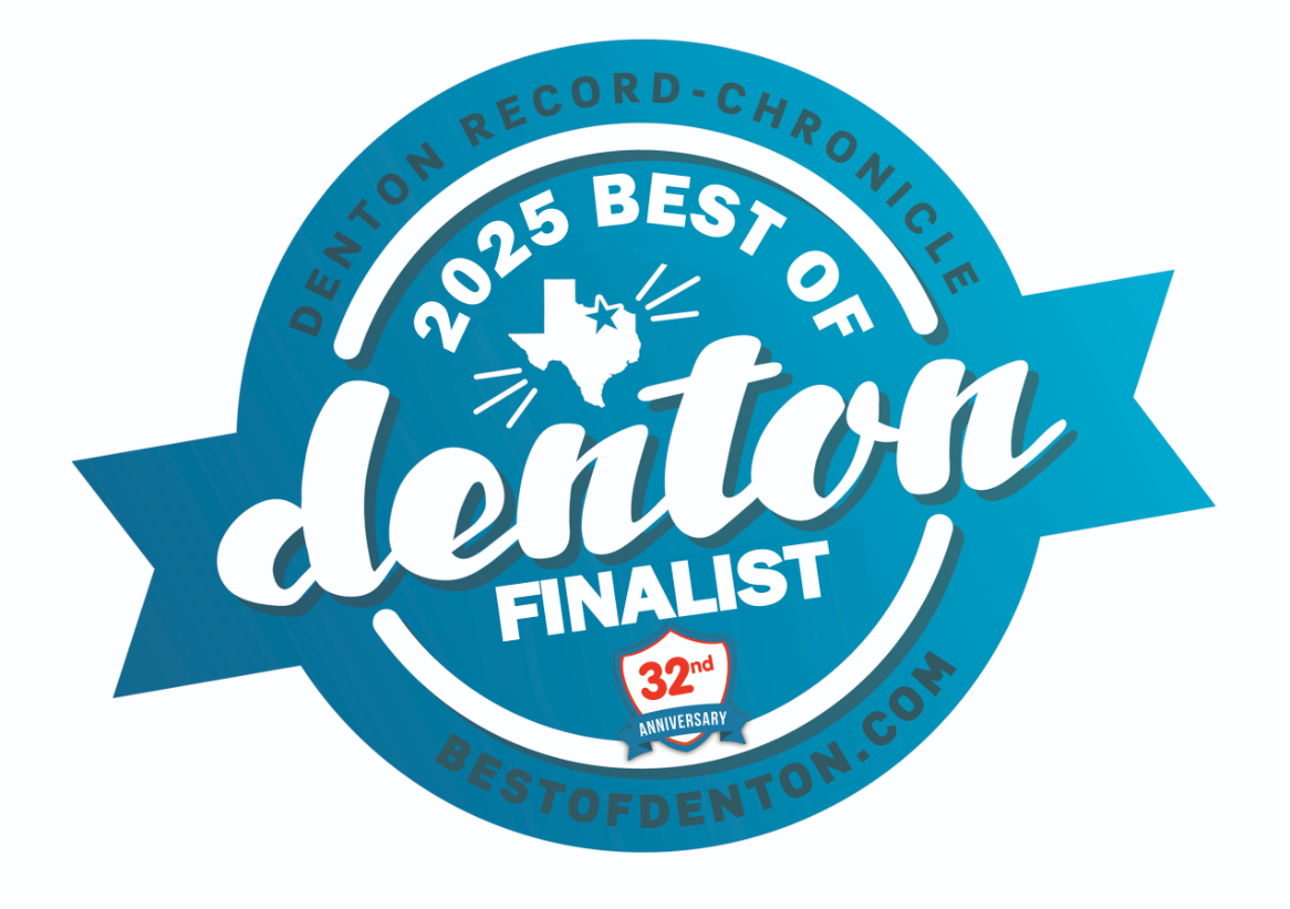 2025 Best of Denton finalist badge