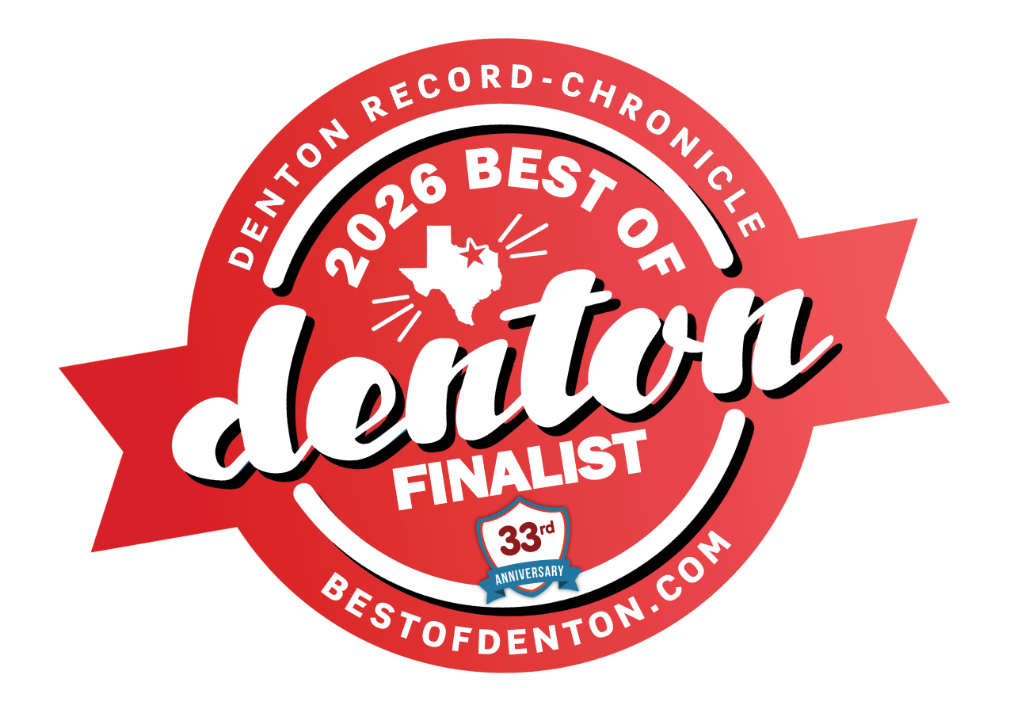 2026 Best of Denton finalist badge